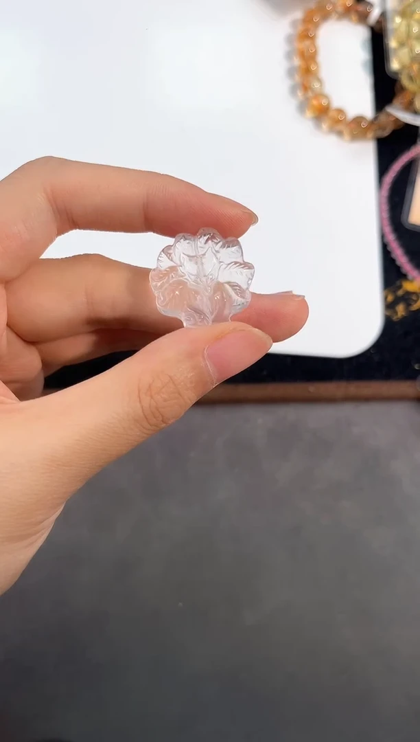 水晶手链未镶嵌61号白水九尾单颗配件