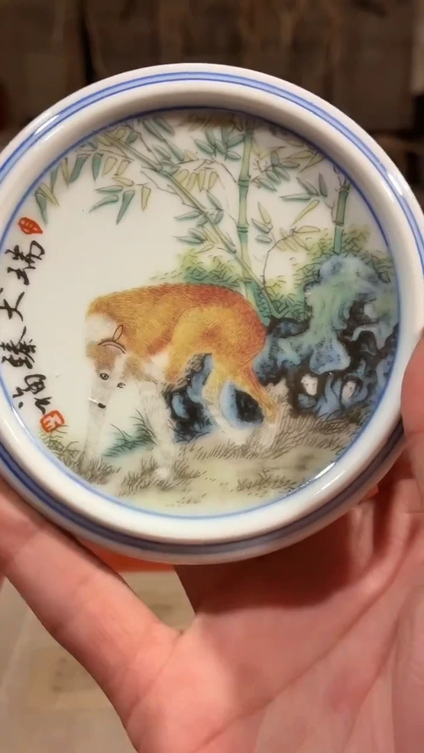 摆件瓷B17景德镇陶瓷摆件