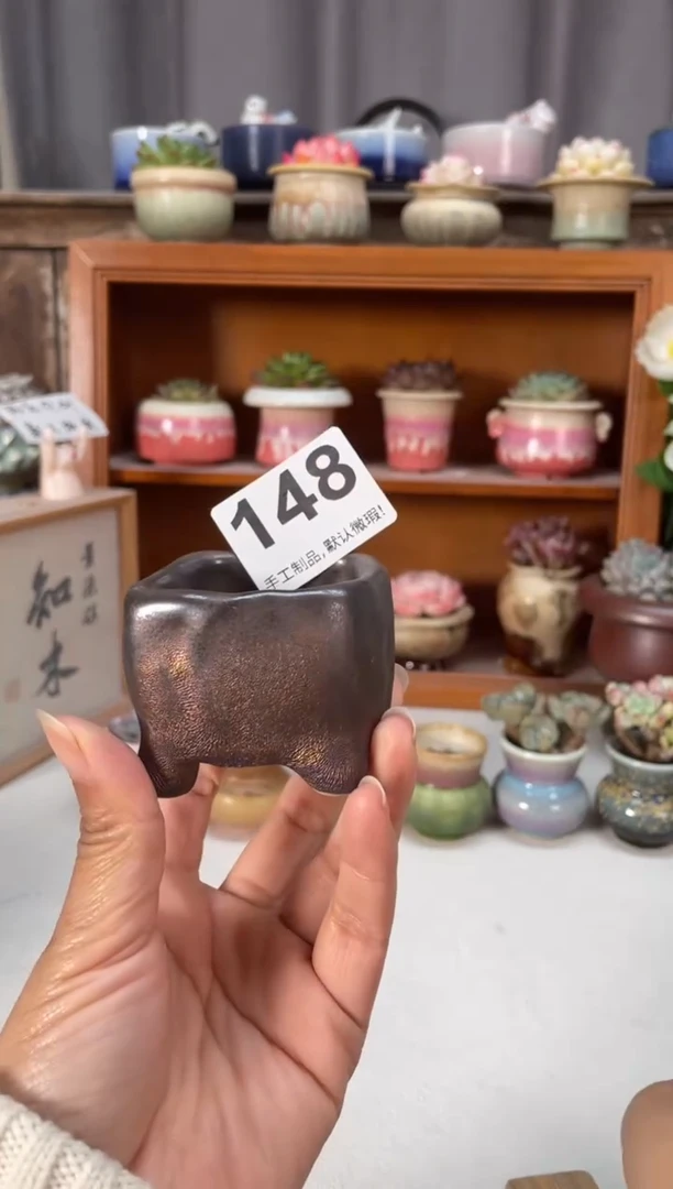 瓷片148知木小芳花盆编号