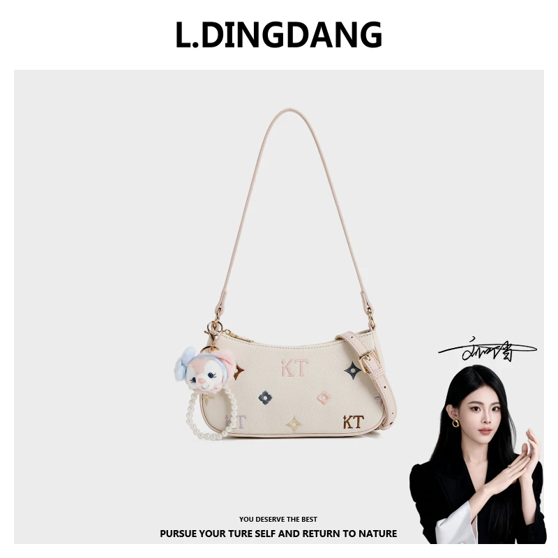 【刘叮当甄选】/潮流时尚时尚法棍包单肩斜挎包8062彩绘