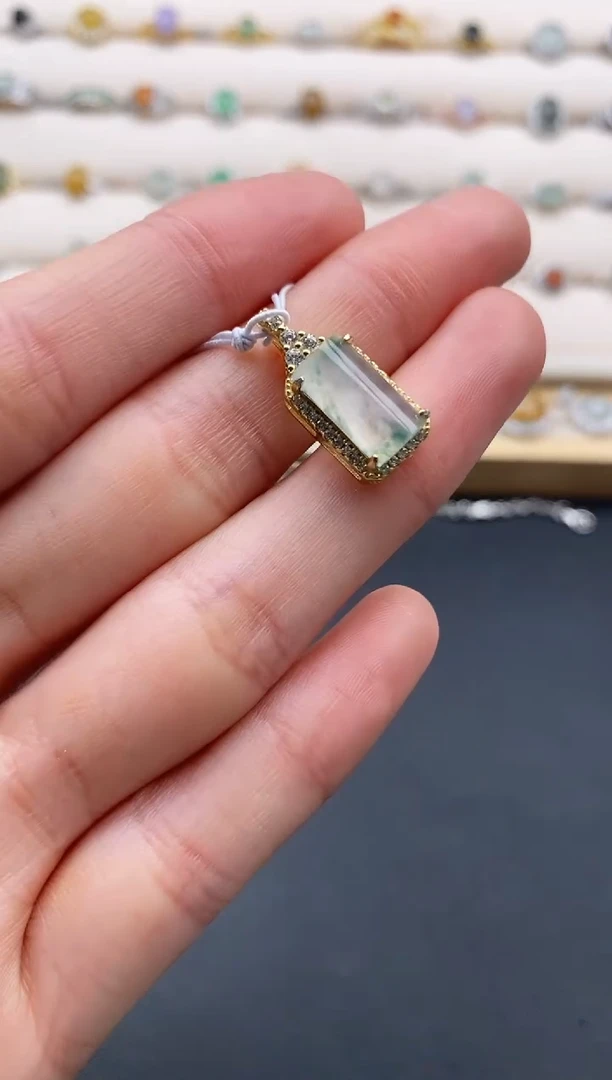 银S925镶嵌戒指翡翠11111111+6