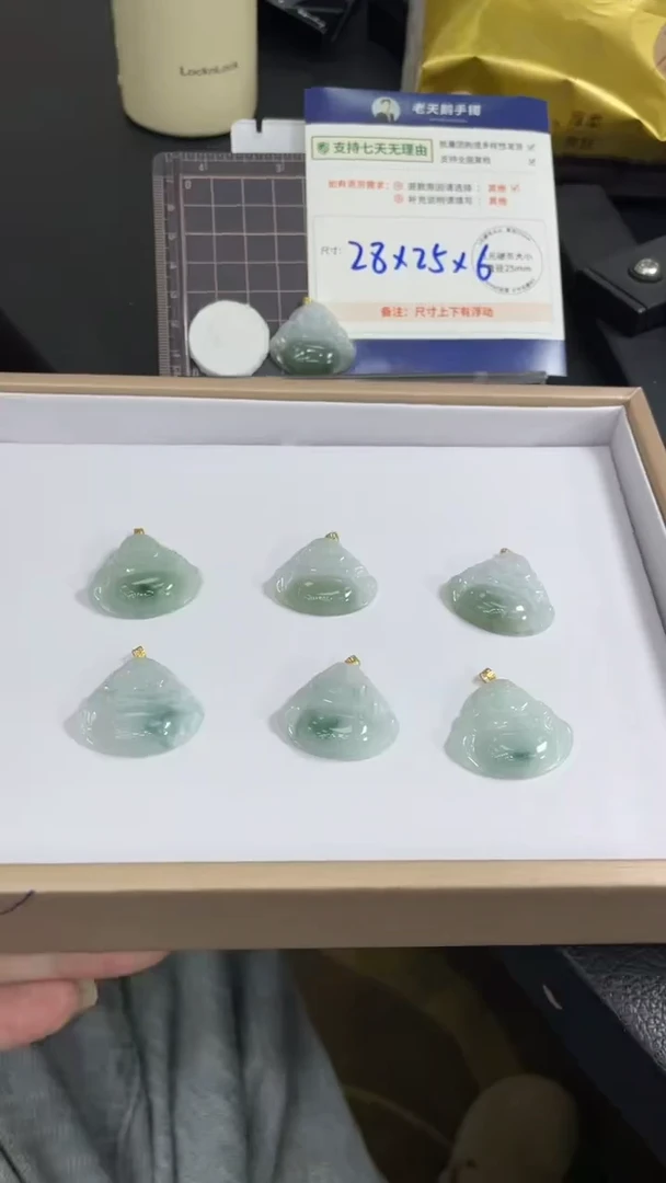 翡翠18K金镶嵌颈饰佛公配绳13/多样性发其一CP