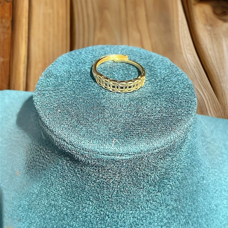 豪队严选-情侣款钱多多高级感戒指c33DH