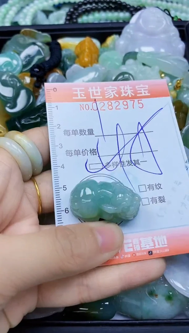 翡翠未镶嵌颈饰闪购0282975多样性发其一