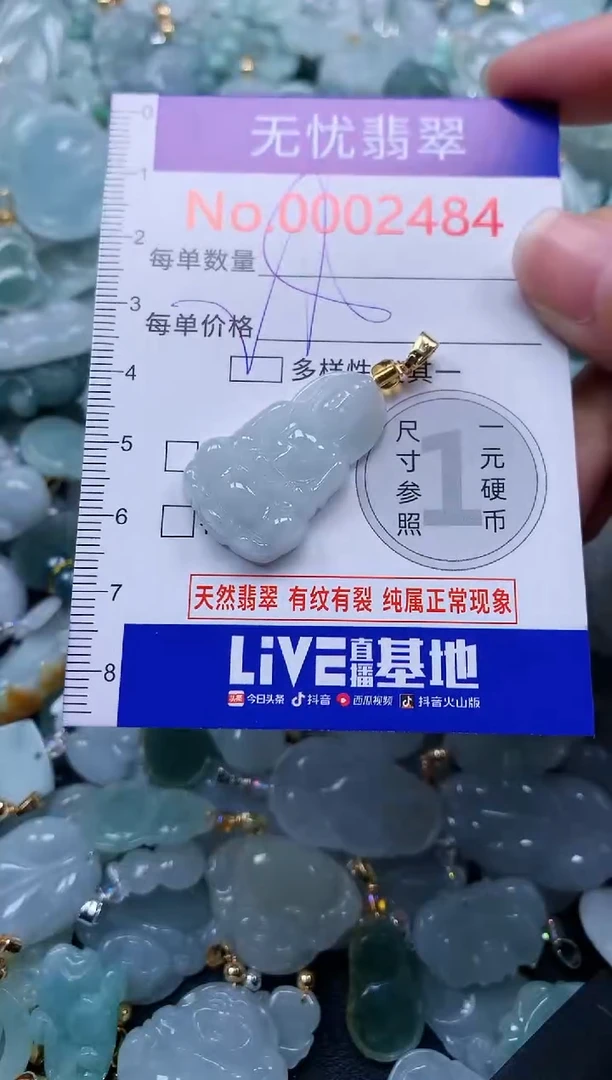 颈饰未镶嵌翡翠2484