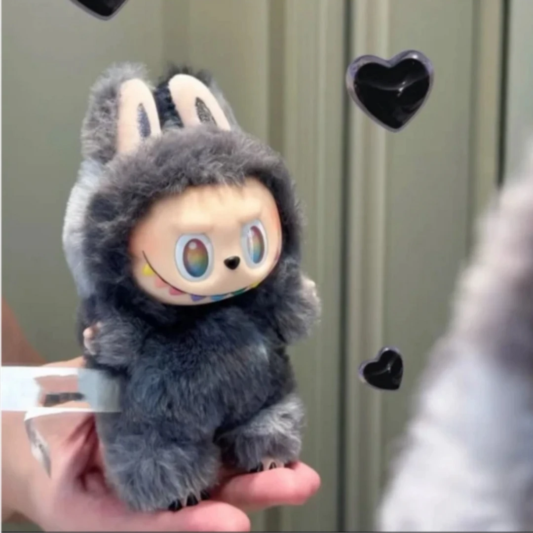 3代拉布布labubu 前方高能搪胶毛绒公仔玩具挂件