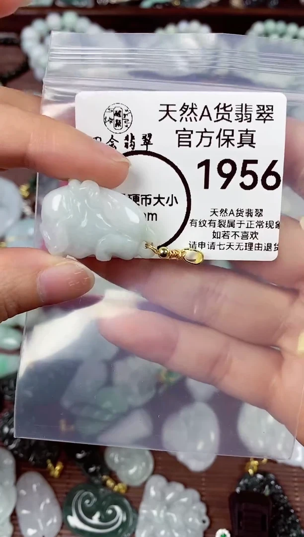 【闪购商品】翡翠颈饰未镶嵌天然A货翡翠1956