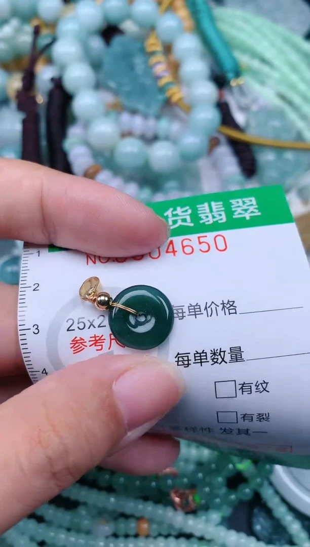 翡翠未镶嵌颈饰.0004650