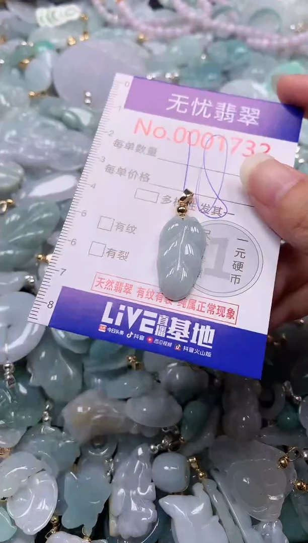 吊坠(不含链)未镶嵌翡翠1732