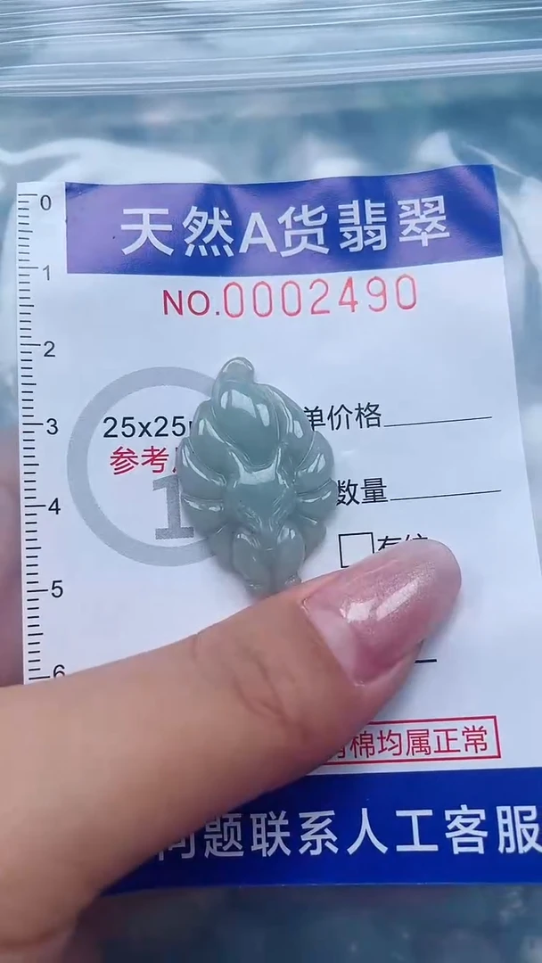 翡翠未镶嵌吊坠(不含链)1