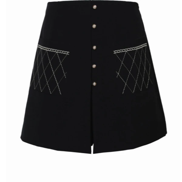 【羊羊专属】高腰女秋季ins设计感休闲百搭短裤M110289