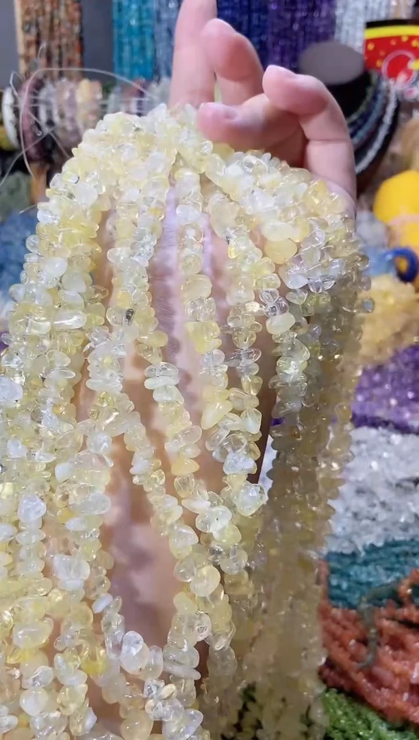未镶嵌珠宝半成品水晶bbb黄水晶