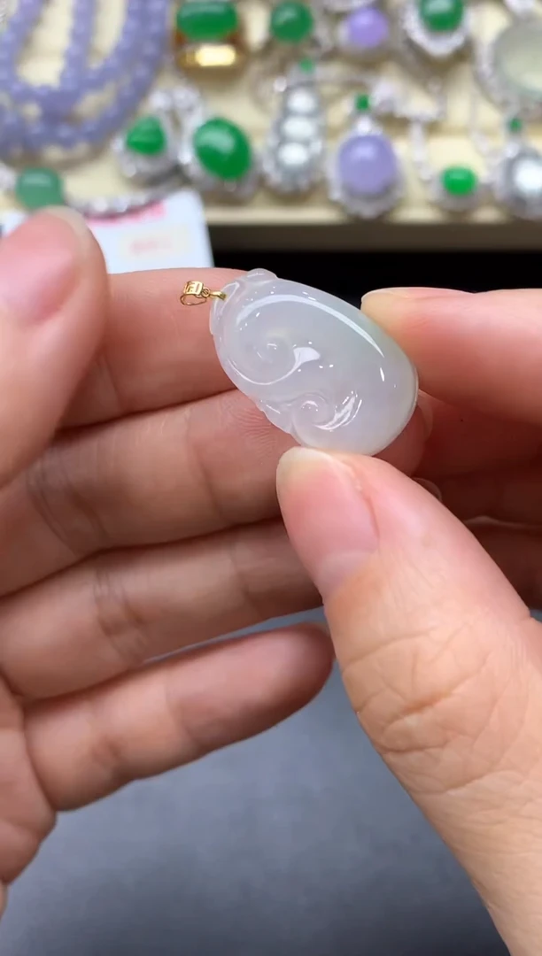 颈饰未镶嵌翡翠249-中国好珍宝