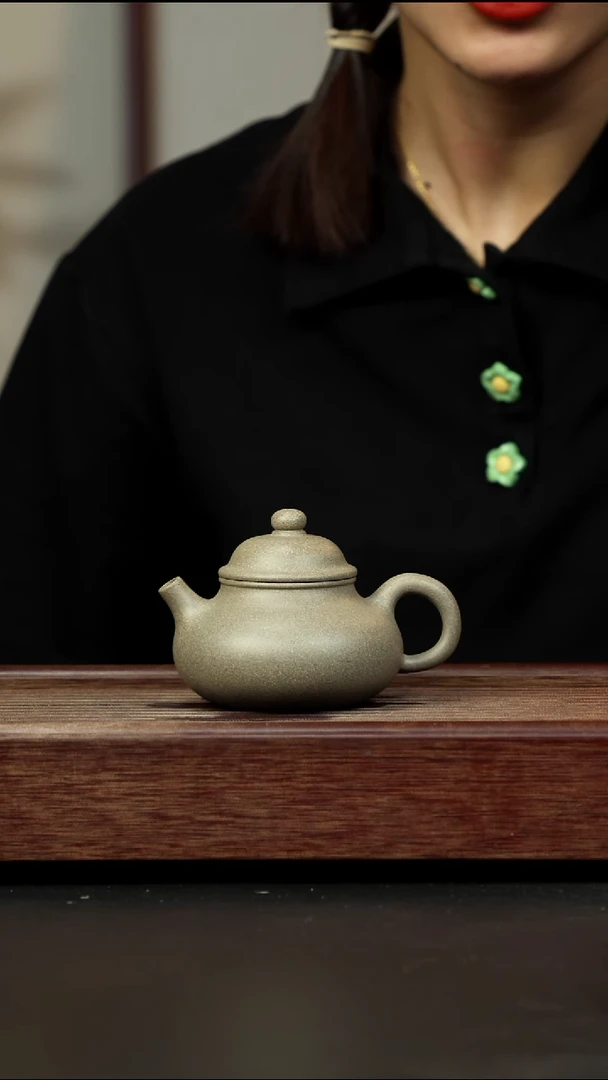 紫砂茶壶青段 容天