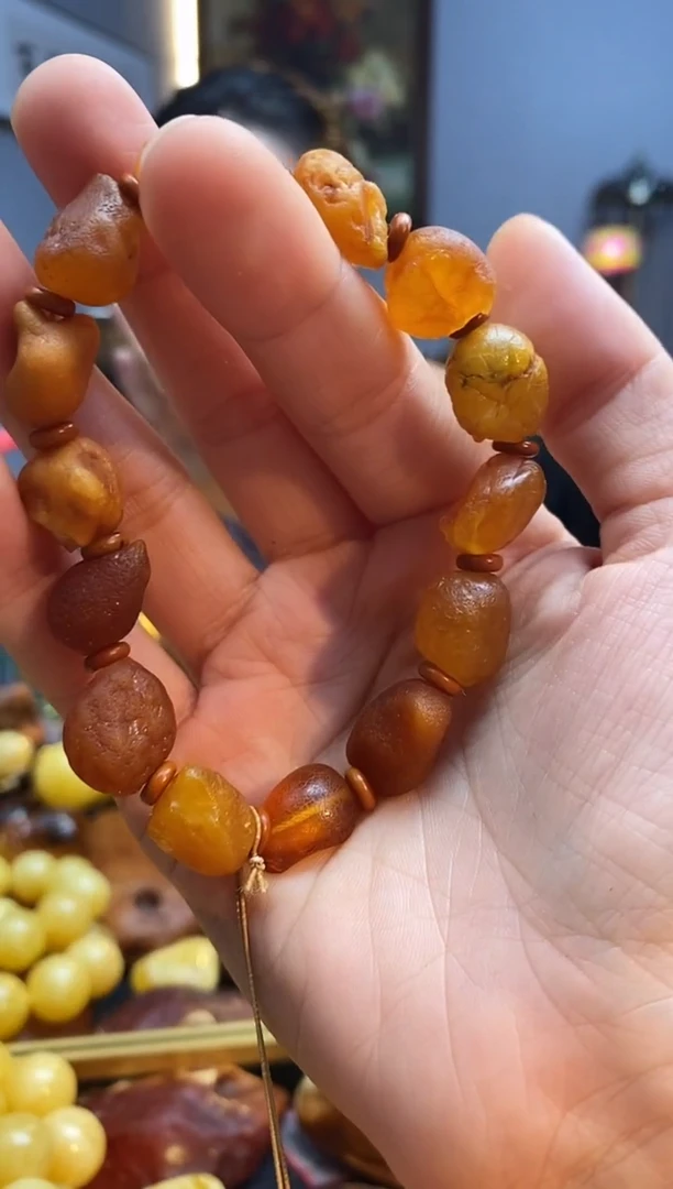 手链琥珀未镶嵌手串