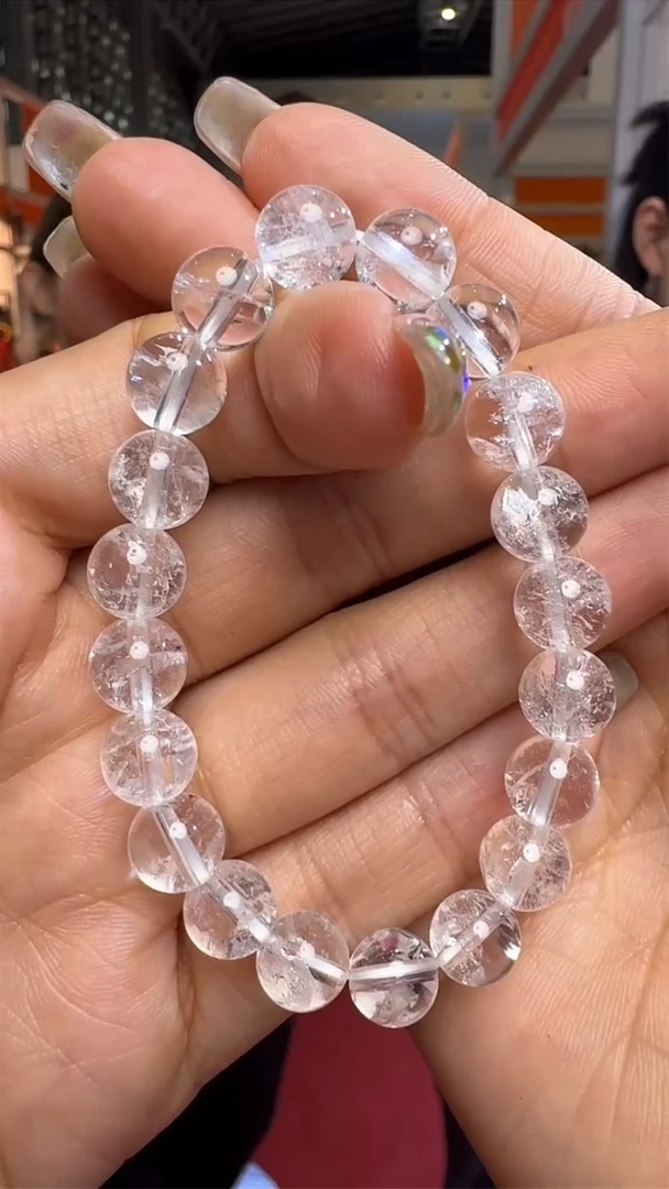 水晶手链未镶嵌上海珠宝展假一罚十