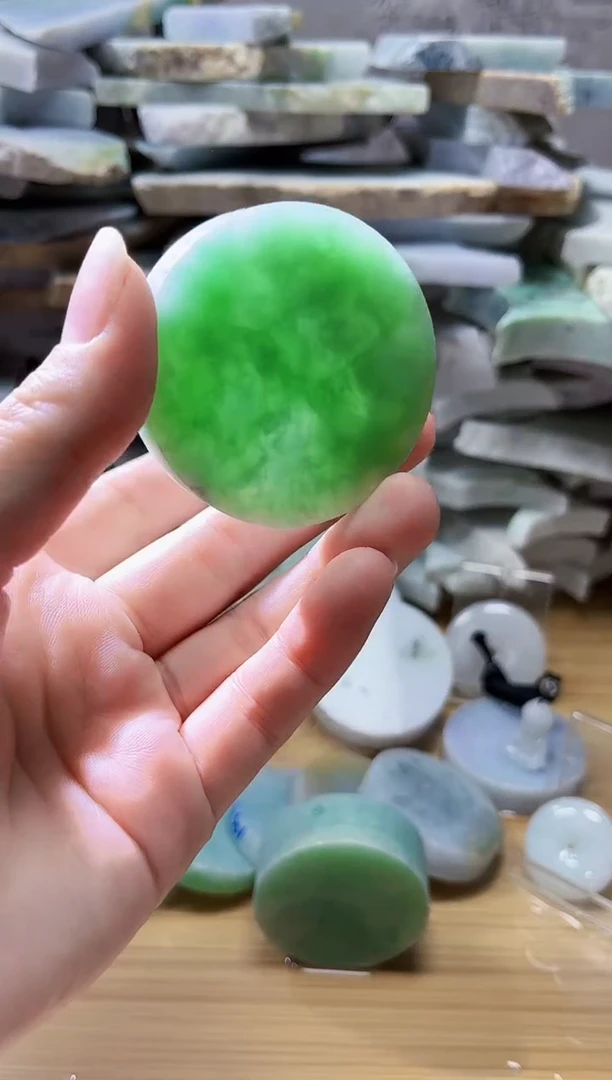 裸石翡翠天然翡翠A货古 南 637