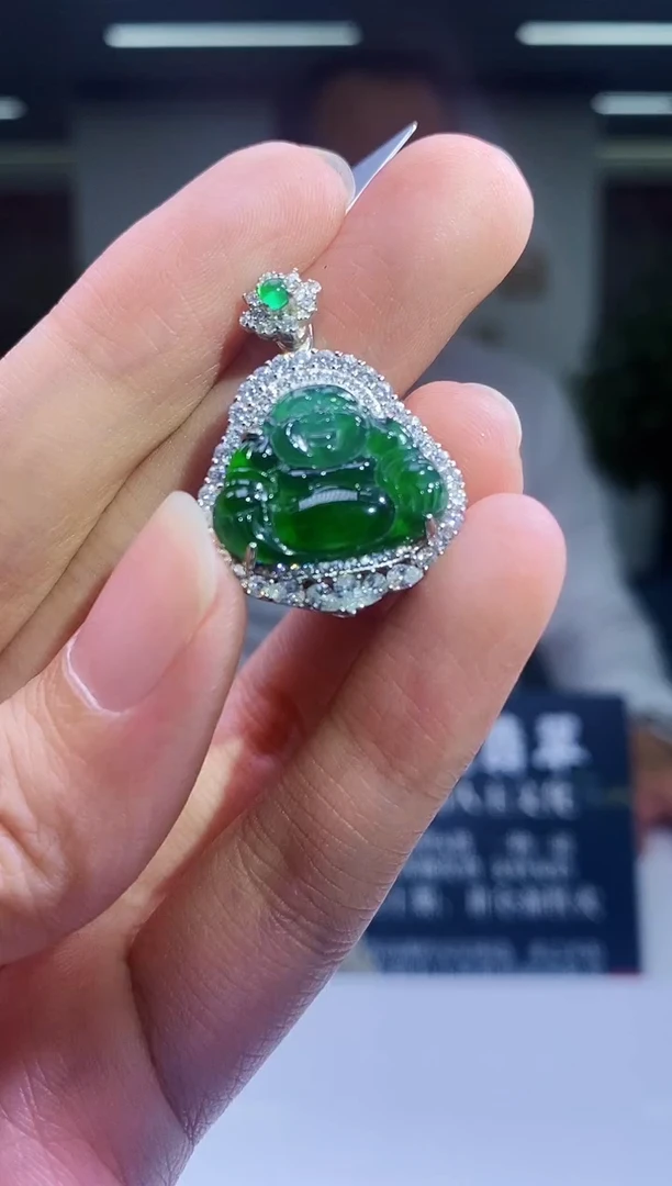 翡翠银S925镶嵌颈饰M-@@MDGZR72735多样性发一