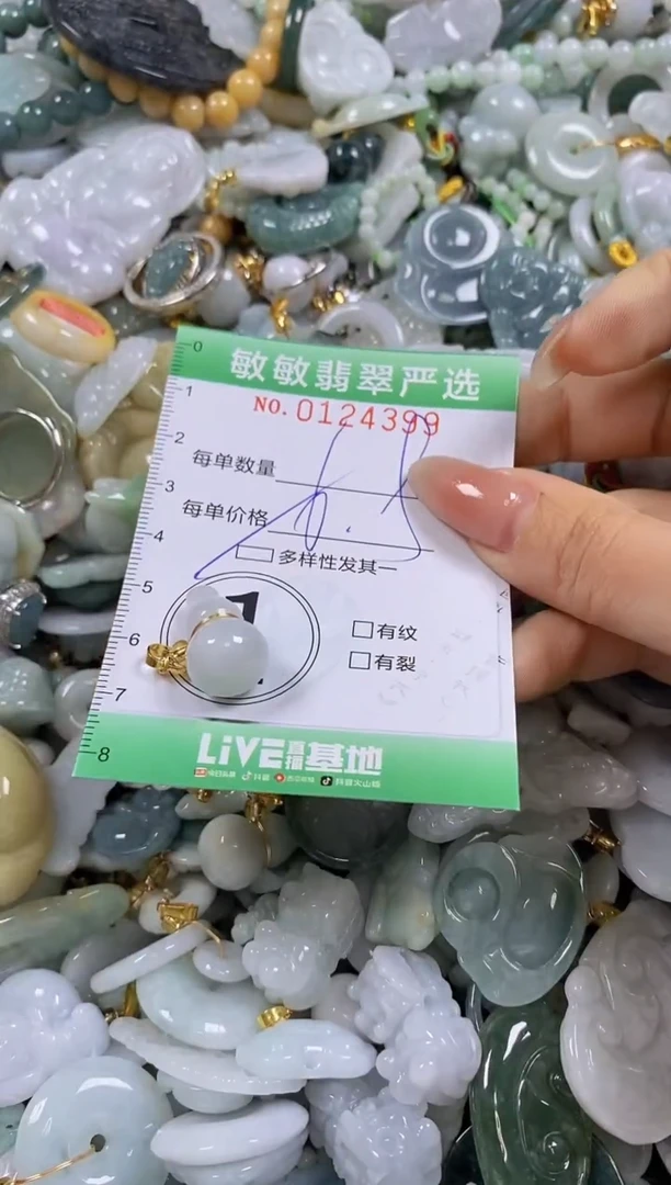 【闪购商品】翡翠颈饰未镶嵌闪购0124399多样性发其一