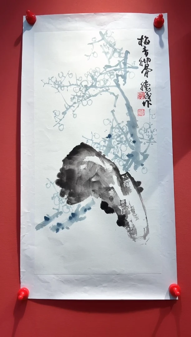 国画段誉-2平尺-国画作品-