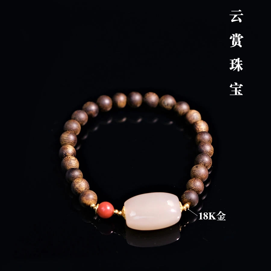 沉香松涧┃沉香手串 18K  多样性发其一