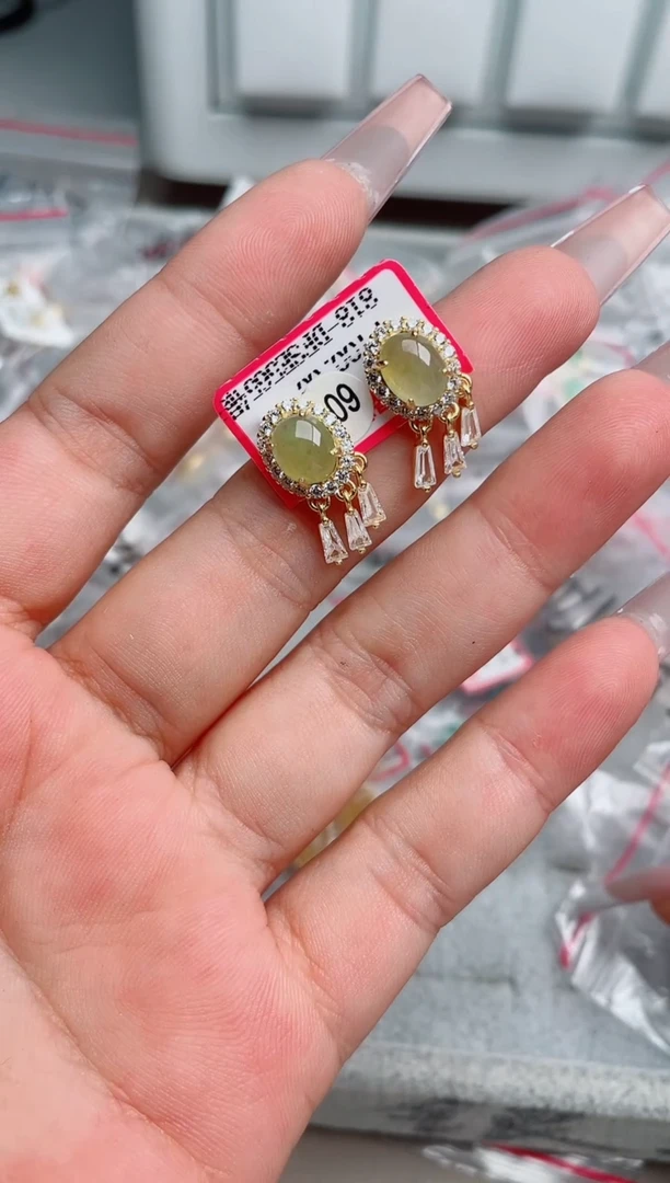 翡翠银S925镶嵌吊坠(不含链)柚***?、