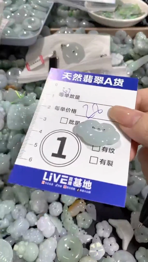 颈饰未镶嵌翡翠天然翡翠A货批量多样性发一件