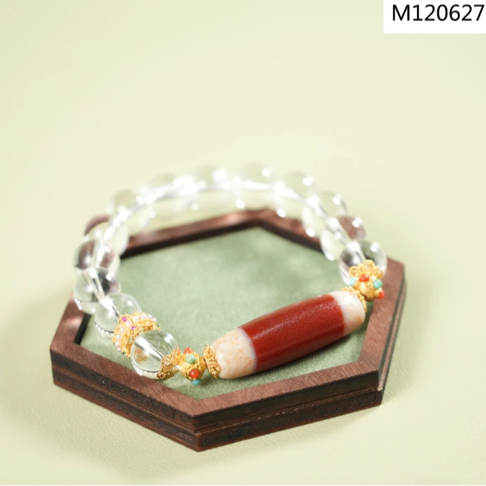 【老掌柜】线珠玛瑙手串 M120627