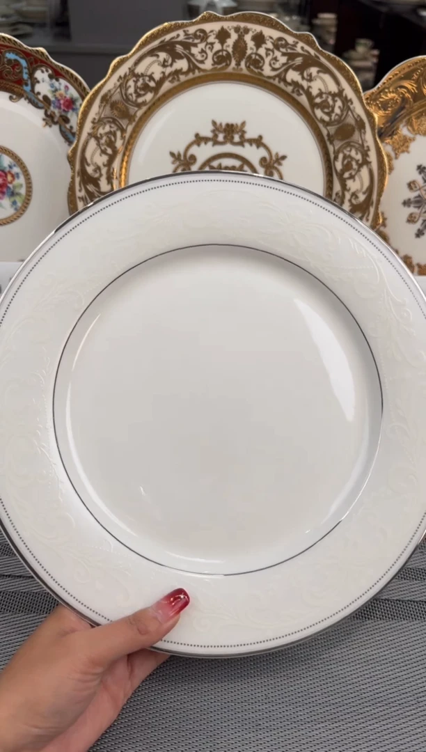 【闪购商品】瓷片11英寸平盘2个 福利价