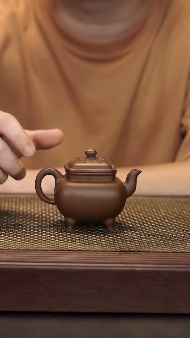 茶壶紫砂【润石堂】精品 四方 底槽清