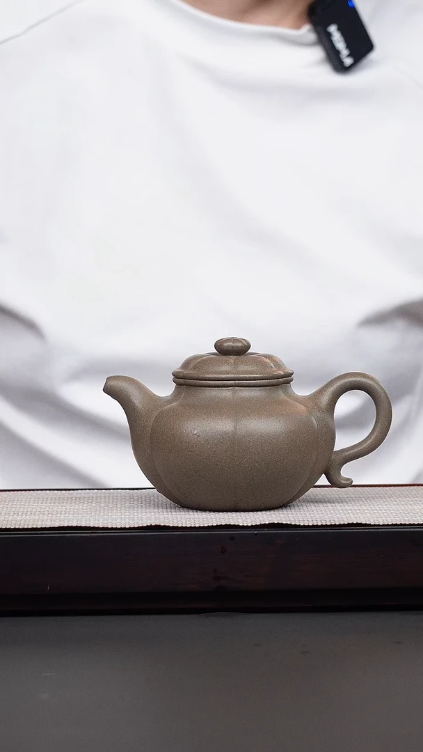 茶壶紫砂青降坡锦囊莲子