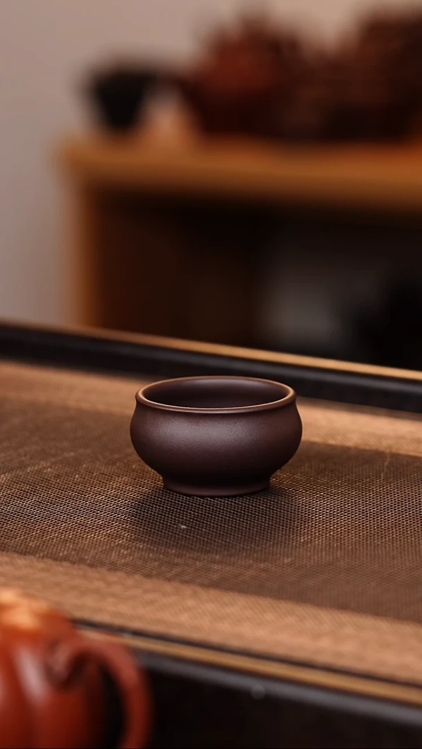 茶杯紫砂原矿紫砂杯