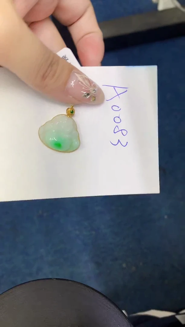 【闪购商品】翡翠颈饰18K金镶嵌00000000000