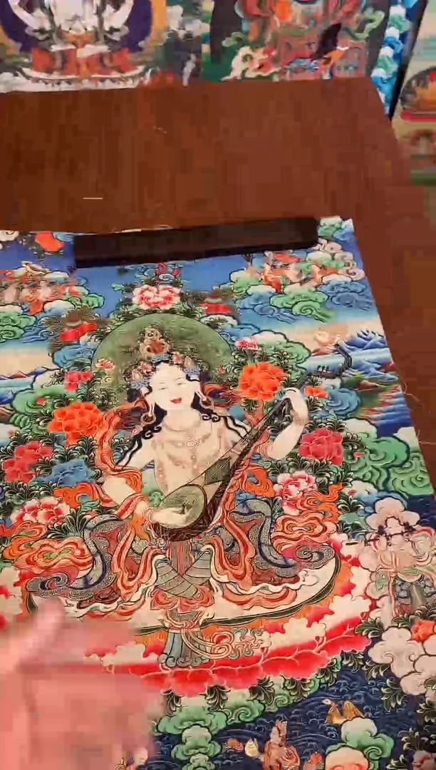 装裱画精美唐卡tk16005