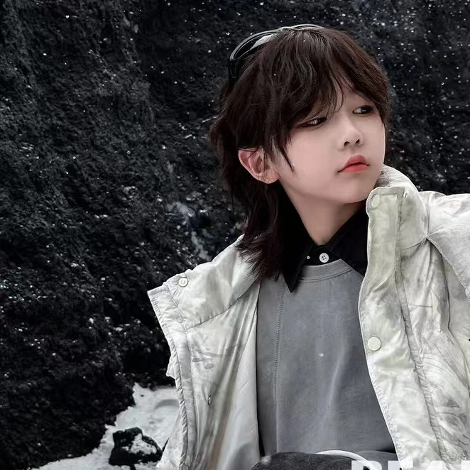 力2025【X】2月3日 男童女童时尚米色连帽羽绒服8816-