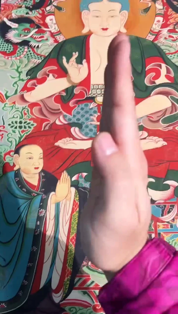 卷轴画路路的唐卡tk160