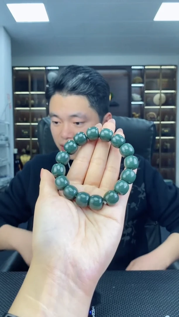 【闪购商品】和田玉手串未镶嵌老型卡14