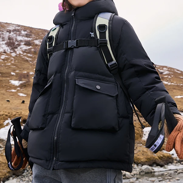 反季清仓 防水极寒羽绒服男童女童面包服儿童户外外套冬季亲子款