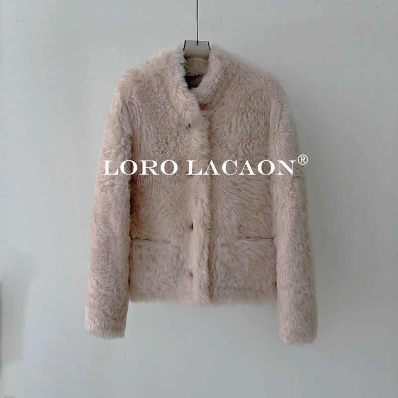 以赛亚 迪拜光阱 25年HBR皮草双面穿托斯卡纳皮毛一体外套女 3002