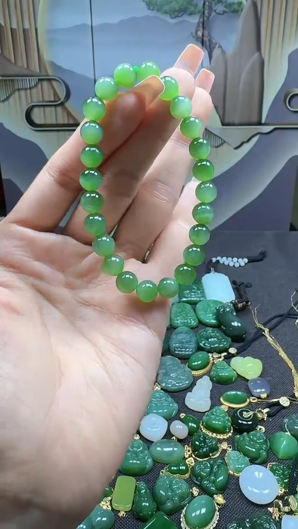 和田玉未镶嵌挂件8