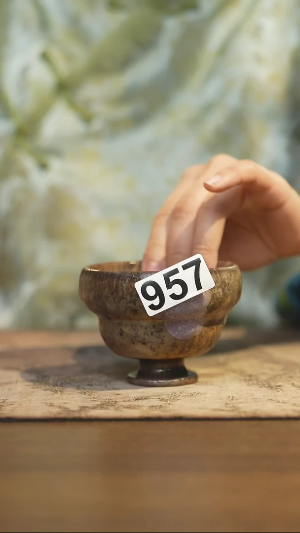 陶瓷茶器茶具主人杯957微瑕