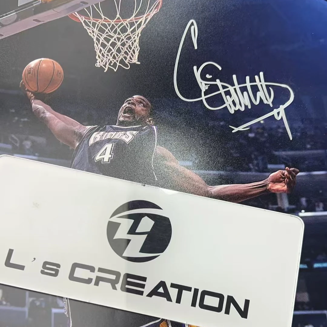 【亲签保真】克里斯韦伯亲签海报带证书 可定制装裱礼盒