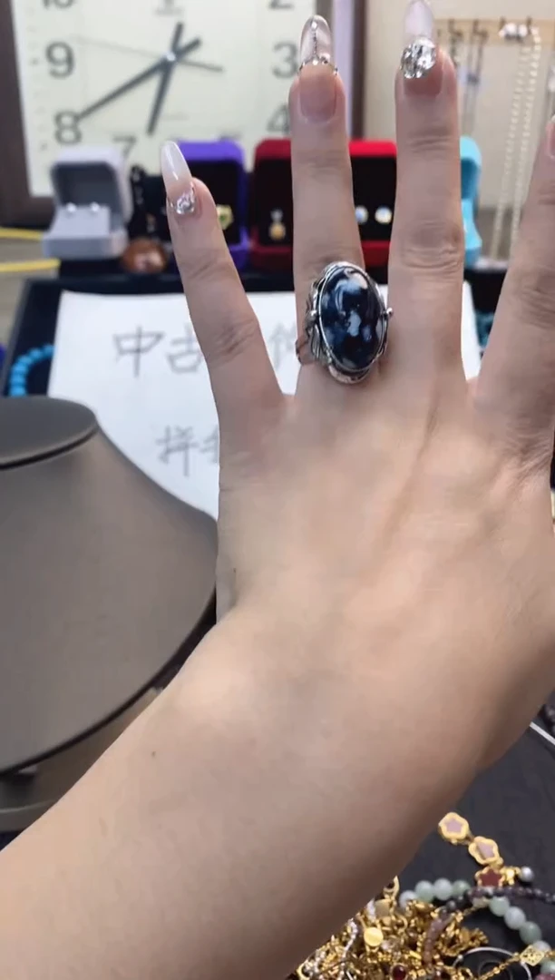 珐琅铁合金锐锐中古首饰默认微瑕编号4