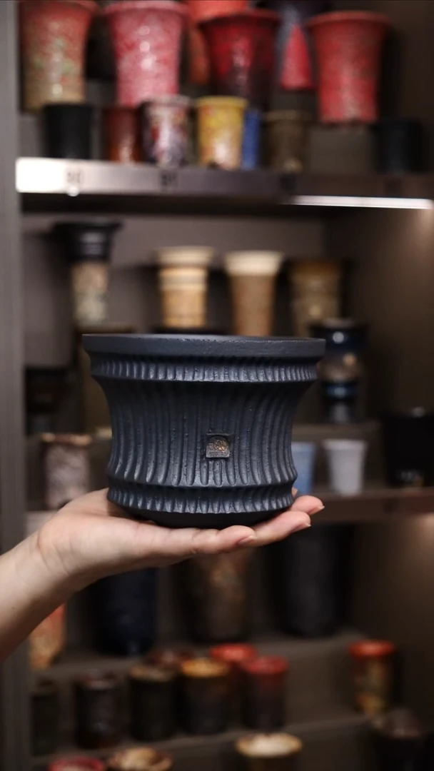 皮****^ 泰国进口手工花盆个性创意花盆