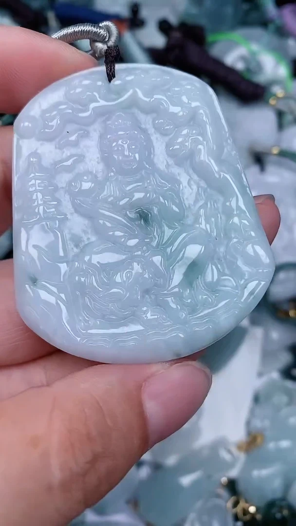 翡翠未镶嵌颈饰...0002278