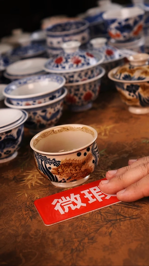 景德镇手工手绘茶器-98