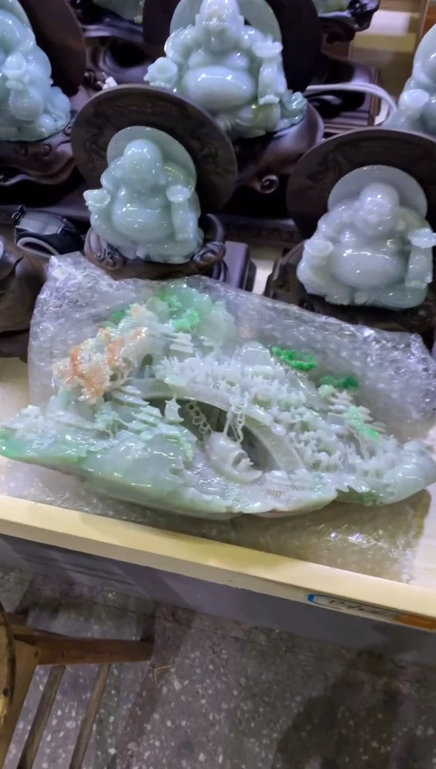 未镶嵌摆件翡翠用****3翡翠摆件