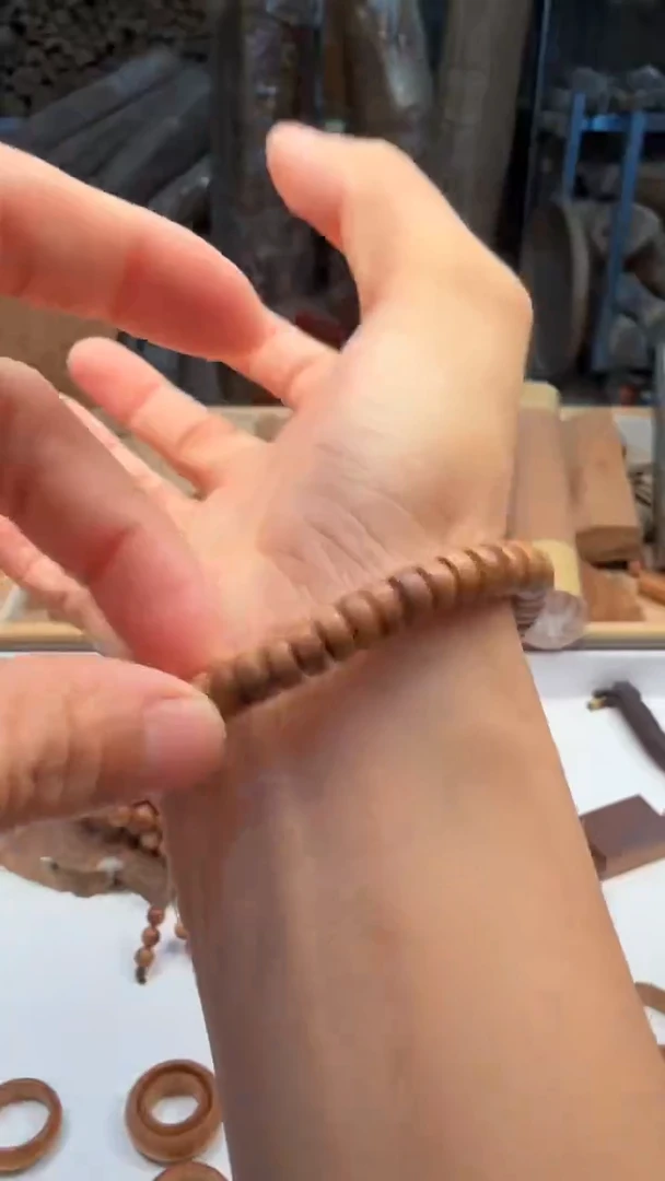 檀香木其他药片珠单圈