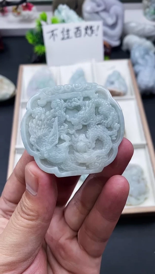 颈饰未镶嵌翡翠缅甸翡翠