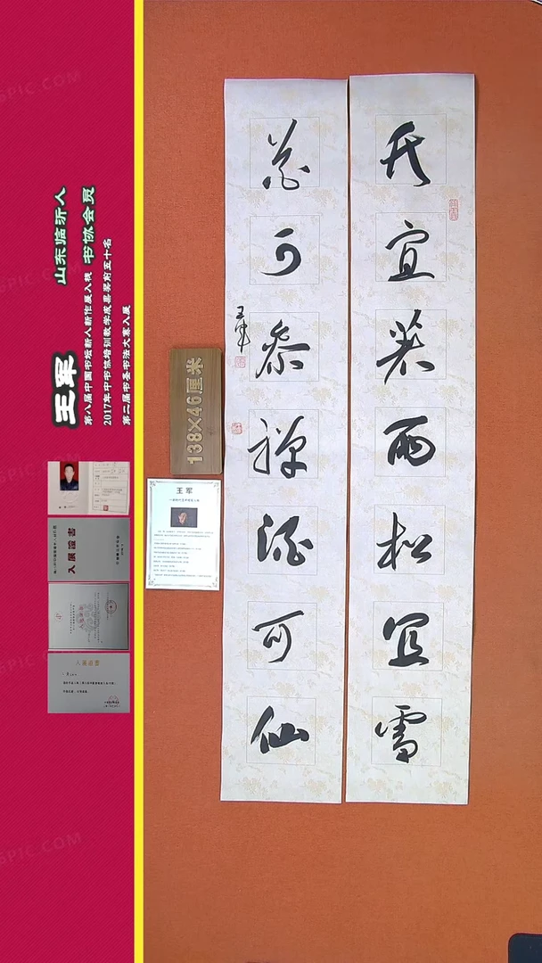 【闪购商品】书法311a王军书法作品
